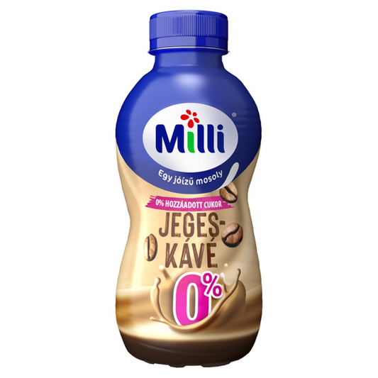 Milli jegeskávé 0% hozzáadott cukor 300 ml édesítőszerrel