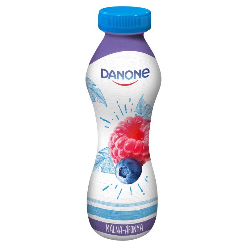 Danone málna-áfonya ízű fermentált ital 290 g