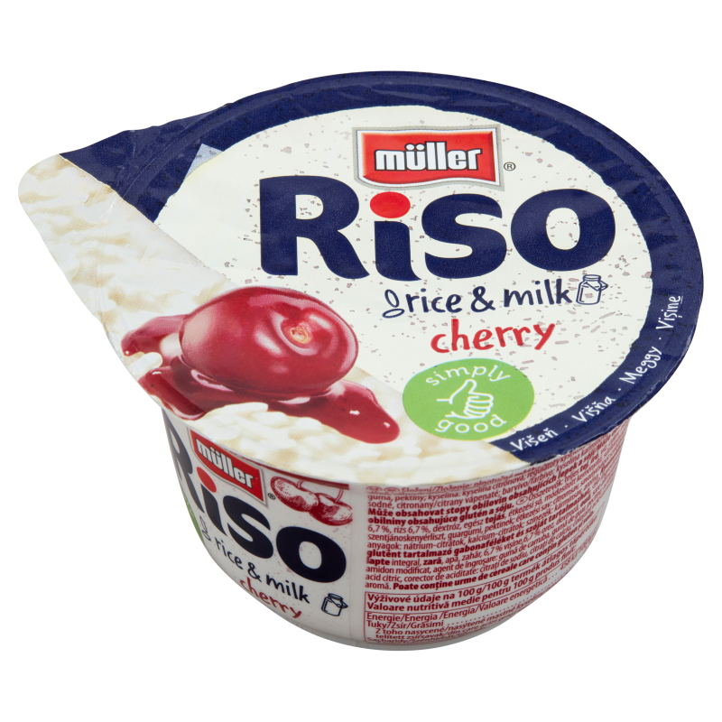 Müller Riso tejberizs 200 g meggyes