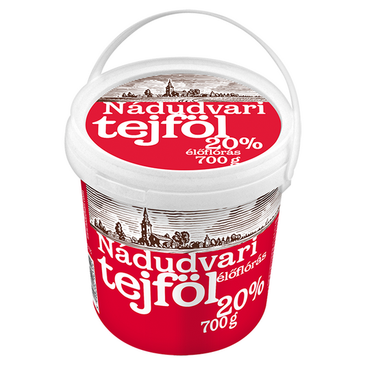 Nádudvari élőflórás tejföl 700 g 20%