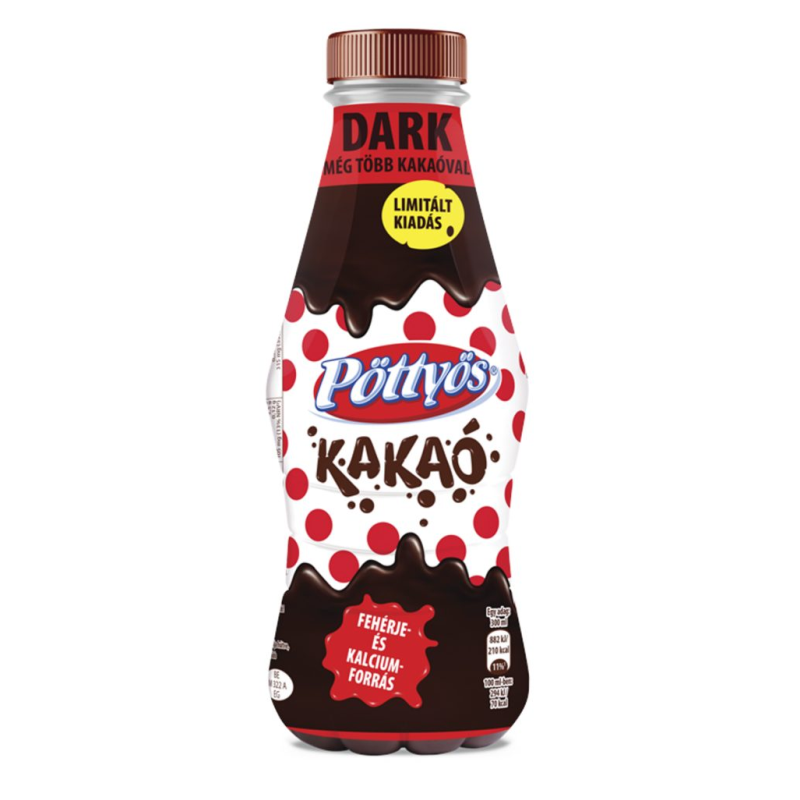 Pöttyös kakaó 300 ml étcsokis (Szav.idő: 2025.05.29.)