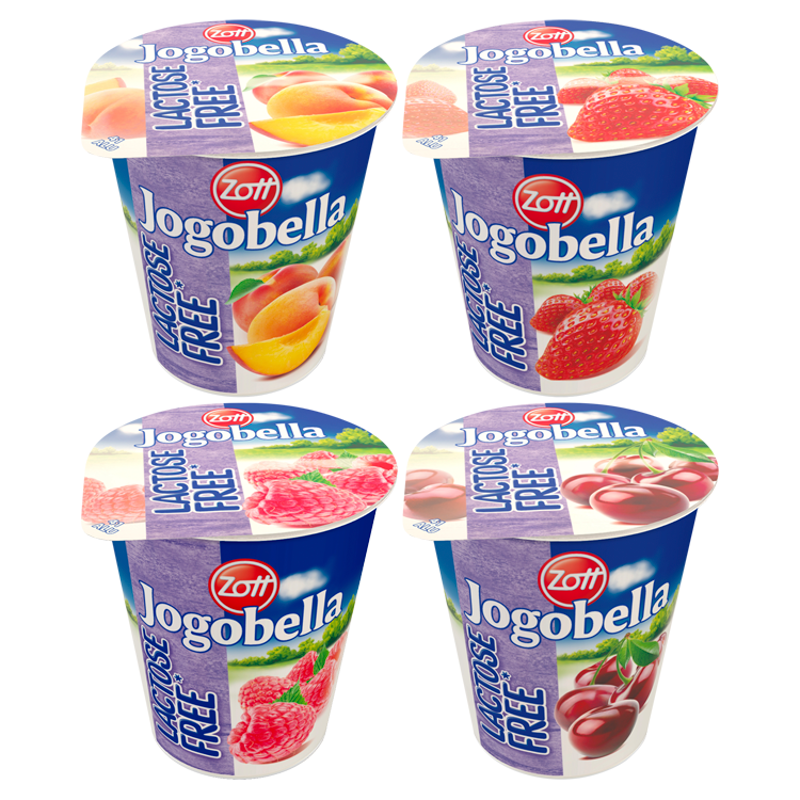 Zott Jogobella élőflórás gyümölcsjoghurt 150 g laktózmentes