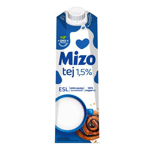 Mizo ESL zsírszegény tej 1,5% 1 l